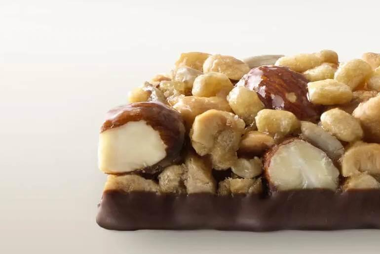 Gros plan sur une barre Nature Valley Blueberry Soft-Baked Muffin.